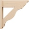 Ekena Millwork 7 1/2-in W x 24-in D x 24-in H Funston Trad Rough Cedar Woodgrain TimberThane Outlooker, Primed Tan OUTUR075X24X24FST04RCPR - alternate 6